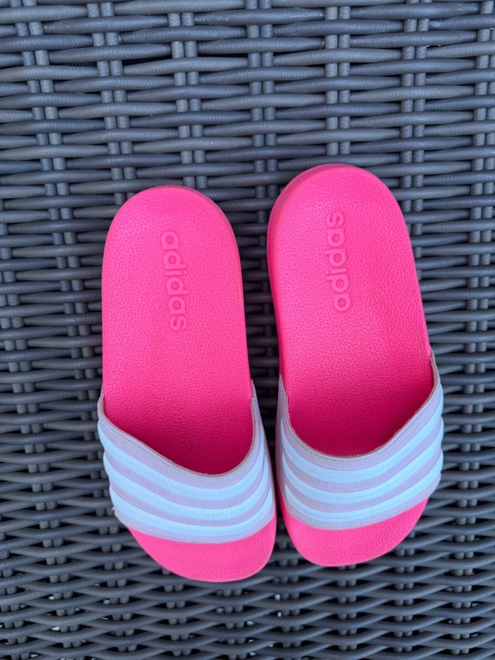 adidas Hot Pink Slides - Size 1